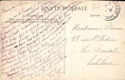 CPA Palais de Fontainebleau Vue du Parterre 