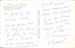 CPA Lourdes Asila Notre Dame L'Apparition Sculpteur 