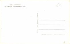 CPA Lourdes La Basilique vue du Chateau Fort 