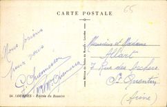 CPA Lourdes Entree du Rosaire 