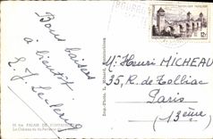 CPA Palais de Fontainebleau Le Chateau vu du Parterre 