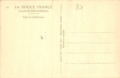 CPA Palais de Fontainebleau Salon de l'Abdication 