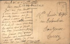 CARTE PHOTO Femme Paris