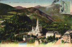 CPA Lourdes La Basilique 
