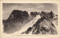 CPA Chamonix Mont Blanc Hte Savoie Glacier du Geant et les Jorasses 