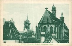 CPA Colmar Clocher de la Cathedrale et Chapelle de l'Hopital 
