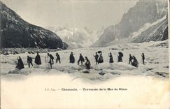 CPA Chamonix Traversee de la Mer de Glace 
