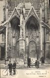 CPA Troyes Eglise St Urbain Entree Cote Sud Velo Cycle
