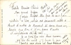 CPA Serment d'Amour Femme