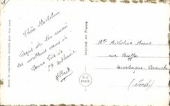 CPA Je meurs ou je m'attache Femme