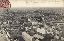 CPA Orleans Vue prise de la Tour de la Cathedrale 