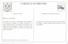 REPRO La Turrie Chemin de fer a Cremaillere 