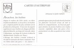 REPRO Cote d'Argent Arcachon Gironde Dechargement des Huitres venant des Parcs 