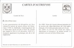 REPRO Peira Cava pres Nice Station d'Ete Villas l'Aiglon et les Rochers 