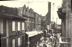 REPRO Villefranche Lauraguais la rue de la Republique 