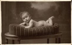 CARTE PHOTO Enfant Bebe