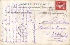 CARTE PHOTO Femme Carnaval d'ete