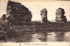 CPA Royan Les Rochers de Vallieres 