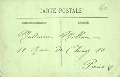 CPA Chantilly Le Chateau La Facade Nord Est 