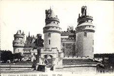 CPA Chateau de Pierrefonds L'Entree 