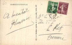 CPA Chantilly Le Chateau Le Cote Nord Ouest 