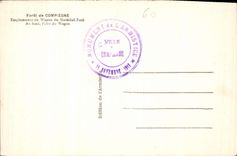 CPA Foret de Compiegne Emplacement du Wagon du Marechal Foch 