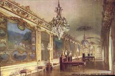 CPA Chateau de Chantilly Galerie des Batailles 