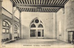 CPA Pierrefonds Le Chateau Interieur de Salle 
