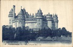 CPA Pierrefonds Le Chateau Facade Est 