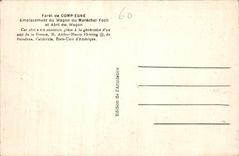 CPA Foret de Compiegne Emplacement du Wagon du Marechal Foch et Abri du Wagon 