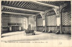 CPA Chateau de Pierrefonds La Salle des Ducs 