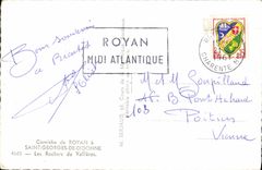 CPM Corniche de Royan Saint Georges de Didonne Les Rochers de Vallieres 