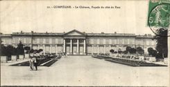 CPA Compiegne Le Chateau Facade du Cote du Parc 
