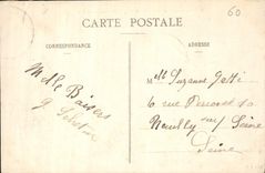 CPA Compiegne Le Chateau Facade du Cote du Parc 