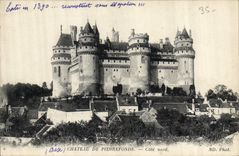 CPA Chateau de Pierrefonds Cote Nord 