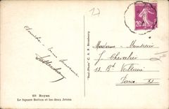 CPA Royan Le Square Botton et les deux Jetees 