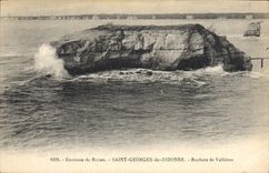 CPA Environs de Royan Saint Georges de Didonne Rochers de Vallieres 
