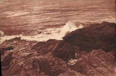 CPA Royan Etude dans les Rochers a Pontaillac 