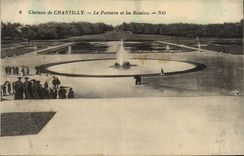 CPA Chateau de Chatilly Le Parterre et les Bassins 