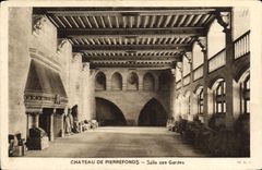 CPA Chateau de Pierrefonds Sallee des Gardes 