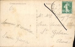 CPA Pierrefonds L'Eglise et le Chateau 