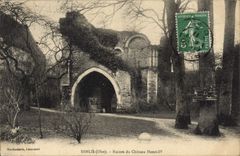 CPA Senlis Oise Ruines du Chateau Henri IV 
