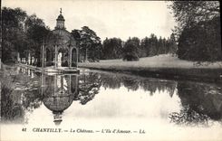 CPA Chantilly Le Chateau L'Ile d'Amour 