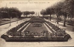 CPA Royan Cote d'Argent Square Botton Les Jardins 