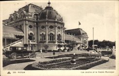 CPA Royan Les Jardins et le Casino Municipal 