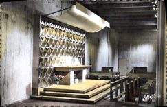 CPA Lourdes Basilique Souterraine St Pie X La Chapelle Pax Christi 