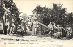 CPA Lourdes Le Calvaire 