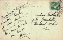 CPA Route de Pierrefitte a Cauterets le Gave et le Peguere 