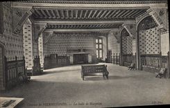 CPA Chateau de Pierrefonds La Salle de Reception 