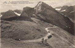 CPA Bagneres de Bigorre Le Col du Tourmalet Descente vers Bareges 